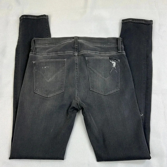 Hudson Women’s 27 Stretchy Ciara S.Skinny Exposed Button Distressed Jean - Picture 2 of 11